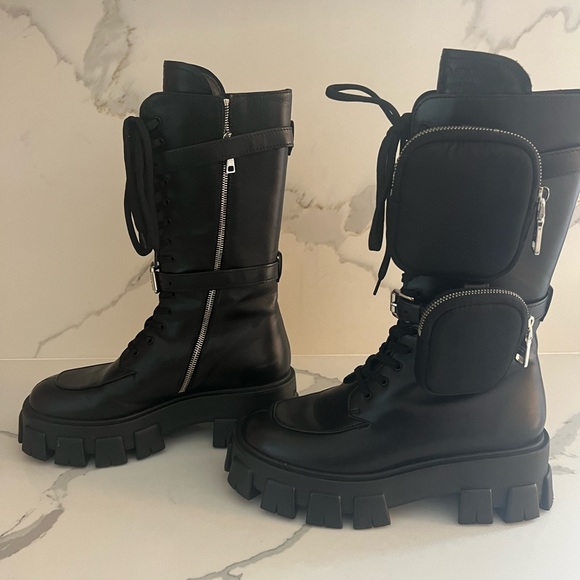 Prada tall Monolith boots - Picture 3 of 6